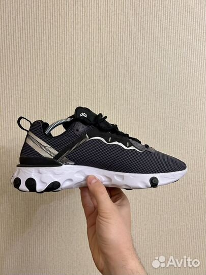 Кроссовки Nike React Element 55 “Black Metallic”