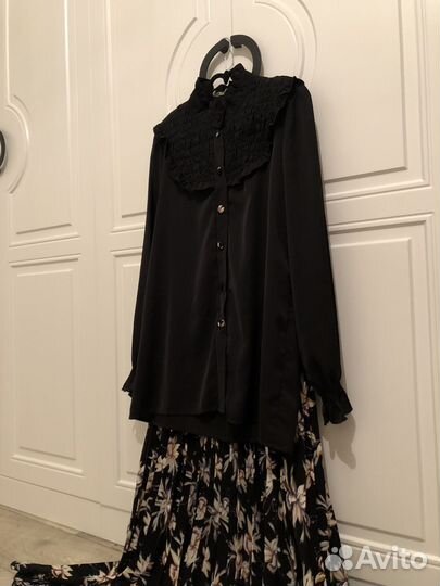 Юбка плиссе с рубашкой