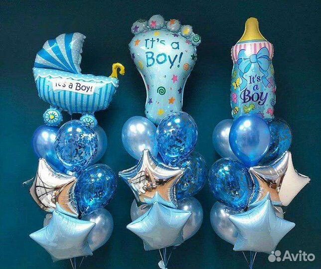 Гелиевые воздушные шары, цифры