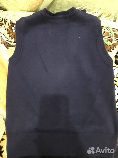 Жилет для девочки школьный