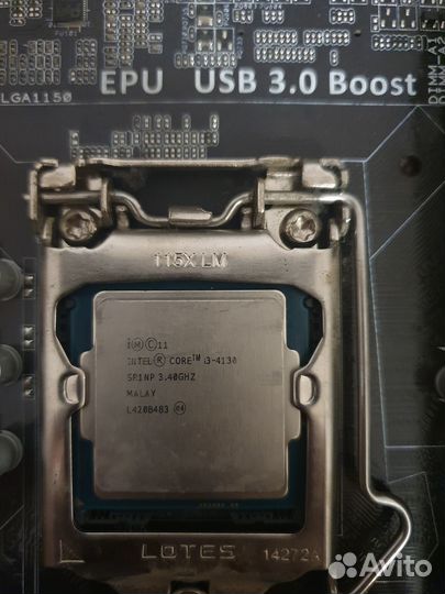 Связка на материнской плате lga 1150