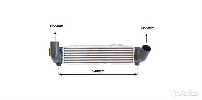 Новый интеркулер Kia Sorento 2002-2014