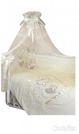 Комплект белья для кроватки и бортики