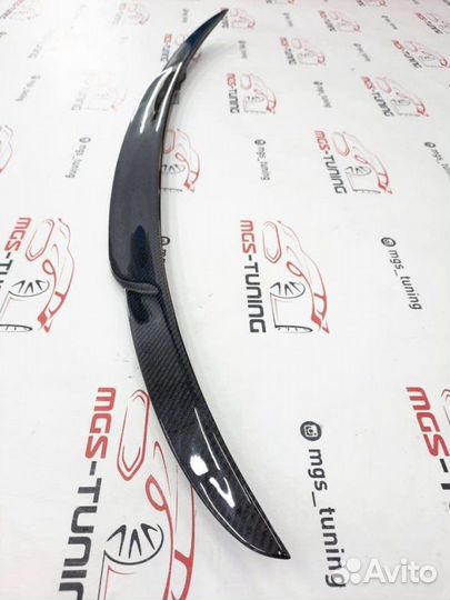 Спойлер (B) на Mercedes E-Class w213 карбон