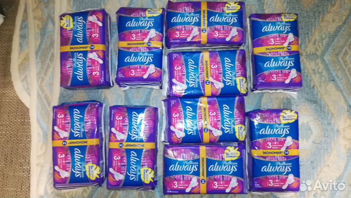 Прокладки Always Platinum Размер 2 3 4 5 6 Большие