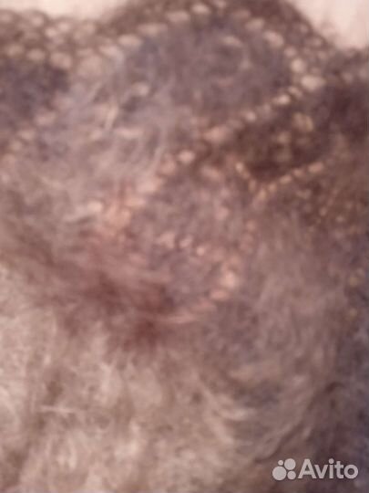 Шаль пуховая ручная работа