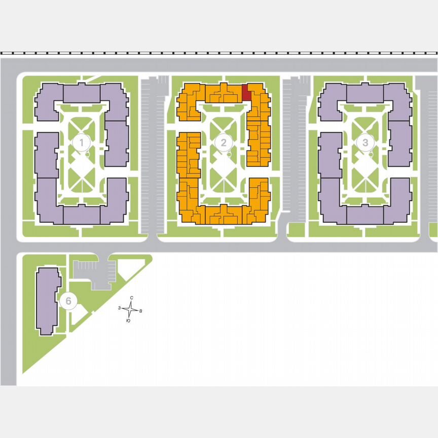 2-к. квартира, 58,8 м², 1/4 эт.