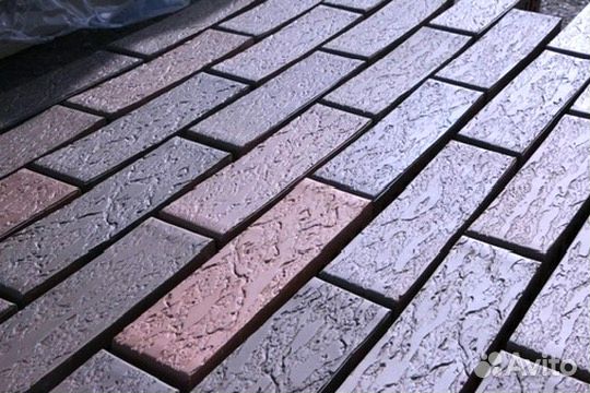 Кирпич облицовочный графит лава вкз