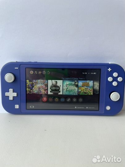 Nintendo Switch lite 128gb с играми