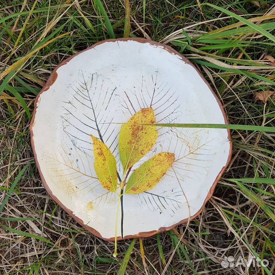 Тарелка керамическая большая
