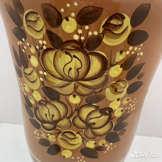 Ваза кермаическая большая СССР 44см с росписью