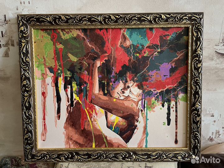 Картина акрилом на холсте