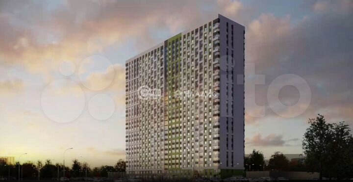 Квартира-студия, 27 м², 23/27 эт.