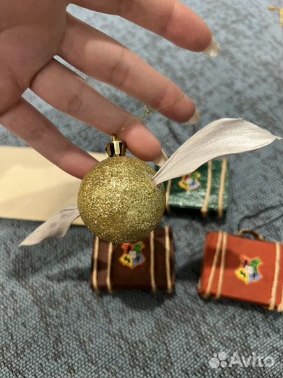 Ёлочные игрушки в стиле Гарри Поттер (самодельные)