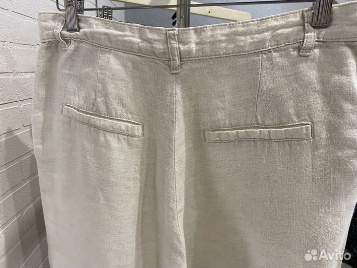 Брюки лен hm