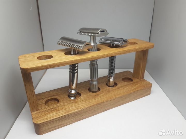 Подставка для бритв на 5 штук - Дуб