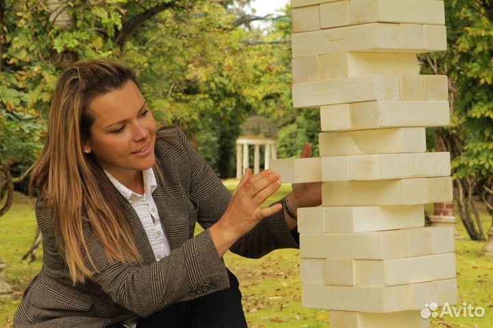 Большая - гигантская дженга в аренду