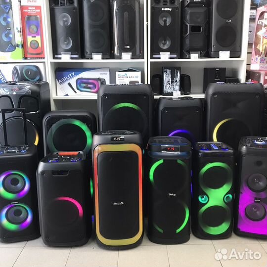 Портативные колонки Eltronic караоке новые