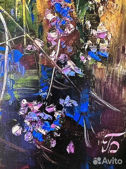 Картина печать на холсте Симфония лета 50-50см