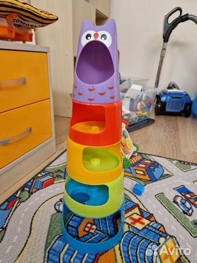 Кубик развивающий и башня