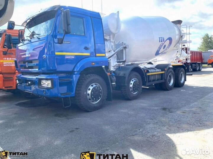 Доставка бетона миксером