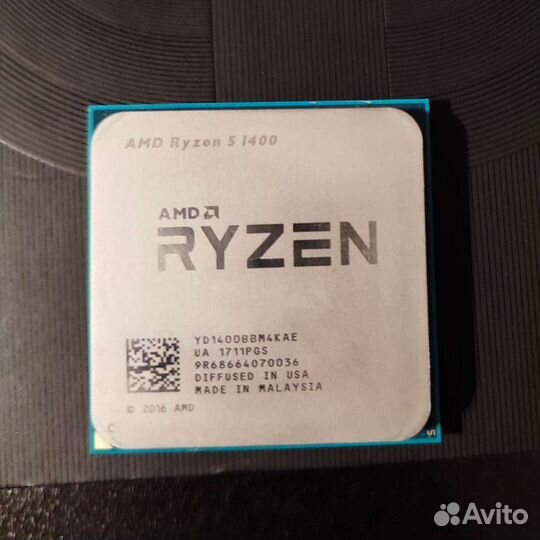 Процессор Ryzen 5 1400 и кулер