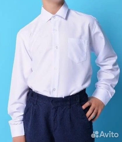 Рубашка белая для мальчика