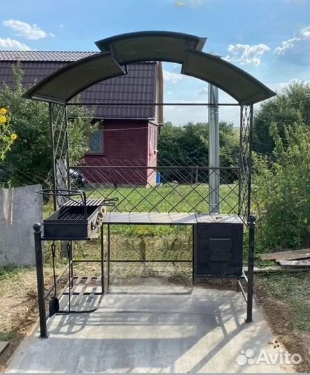 Кованый мангал для дачи