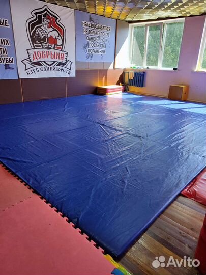 Борцовский ковер бу