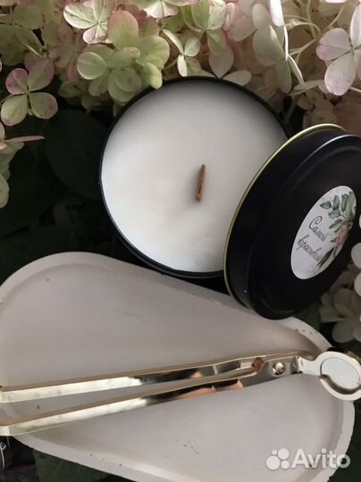 Ароматическая свеча ручной работы