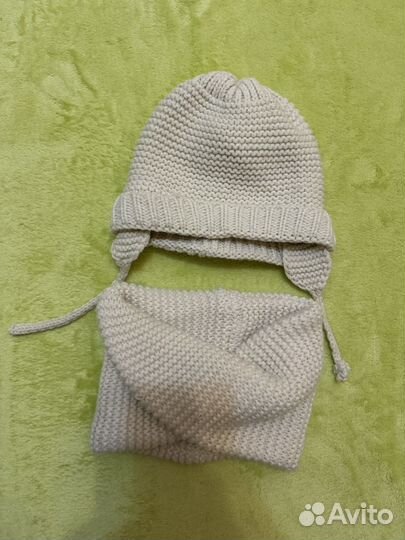 Комплект шапка снуд детский