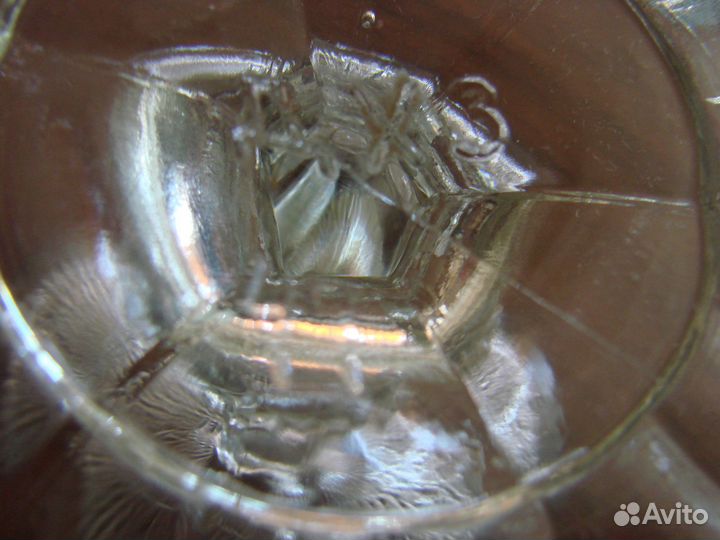 Ваза стеклянная дхз, середина 20-го века