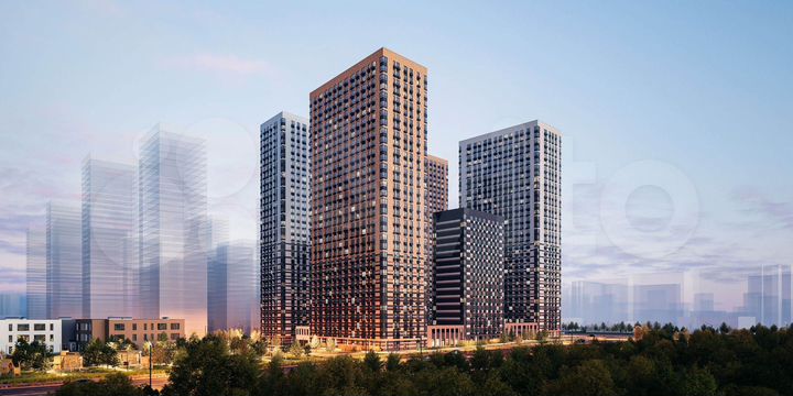 Квартира-студия, 23,8 м², 21/33 эт.