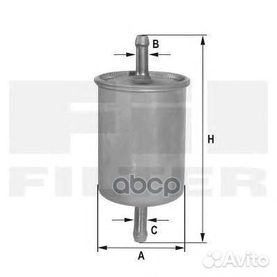 Фильтр топливный opel VecA/B/AstF/OmA VW Polo C