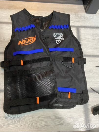 Жилет, очки и маска (командная) Nerf