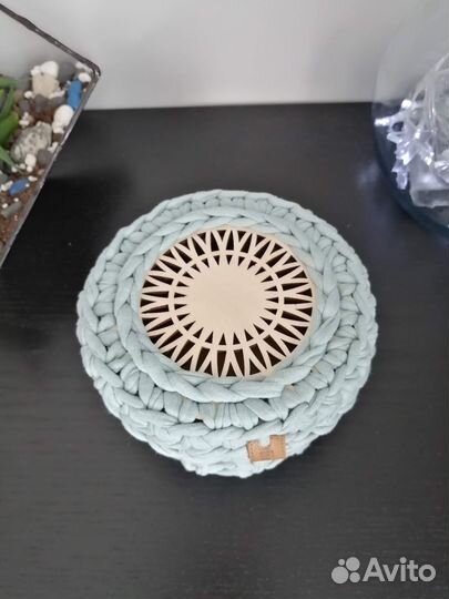 Корзинка вязаная ручной работы