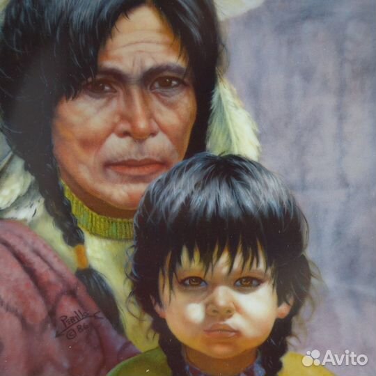 Тарелка Наследие Американских Индейцев: Шайенский