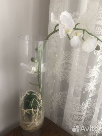Ваза с искусственной орхидеей Италия