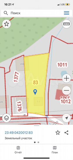 Участок 10,5 сот. (ИЖС)