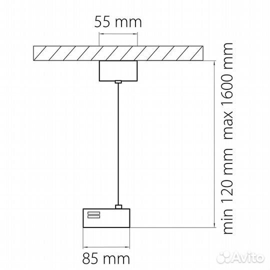 Питание подвесное Lightstar Barra 502196