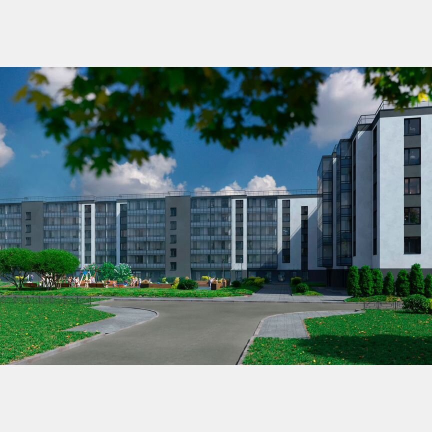 2-к. квартира, 56 м², 2/6 эт.
