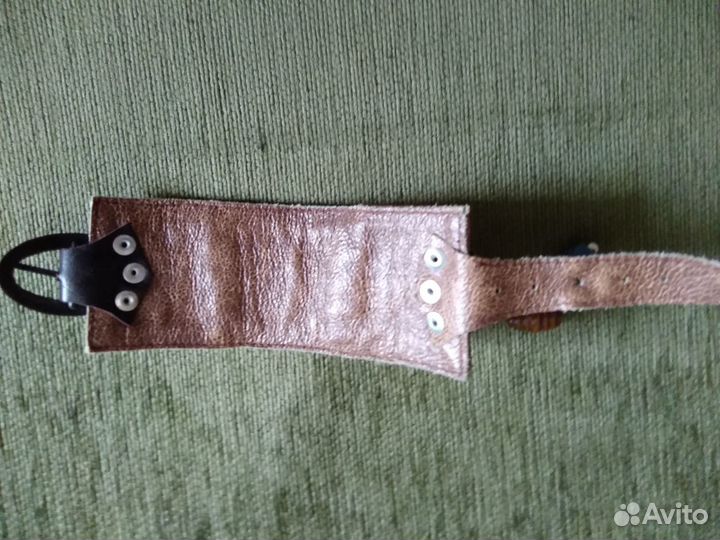 Кожаный пояс и браслет