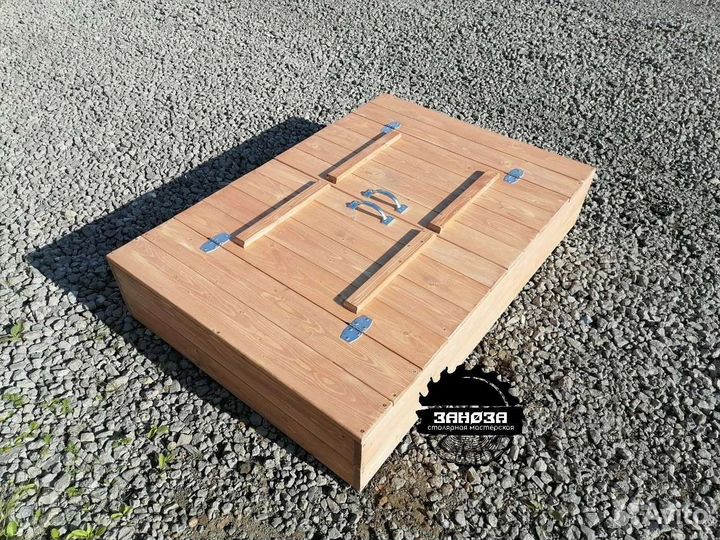 Детская песочница деревянная