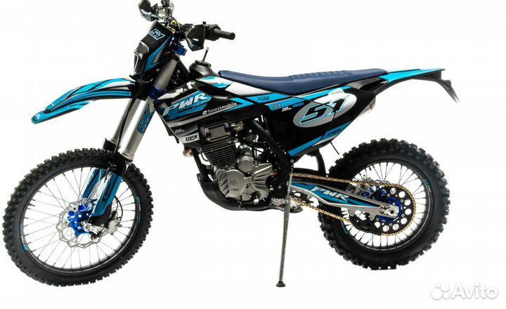 Мотоцикл Кросс PWR FS250 (172FMM) (4V) синий