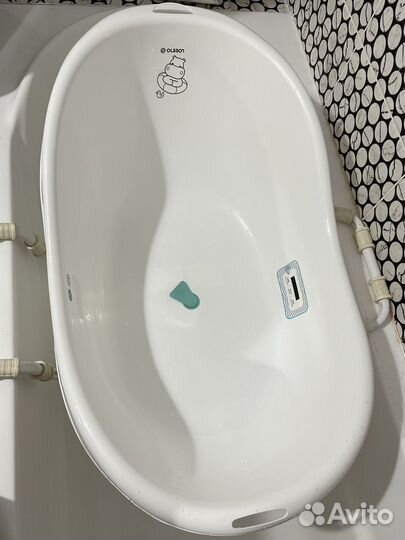 Ванночка для купания с горкой