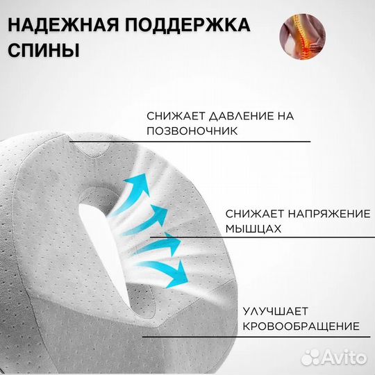 Ортопедическая подушка для сидения