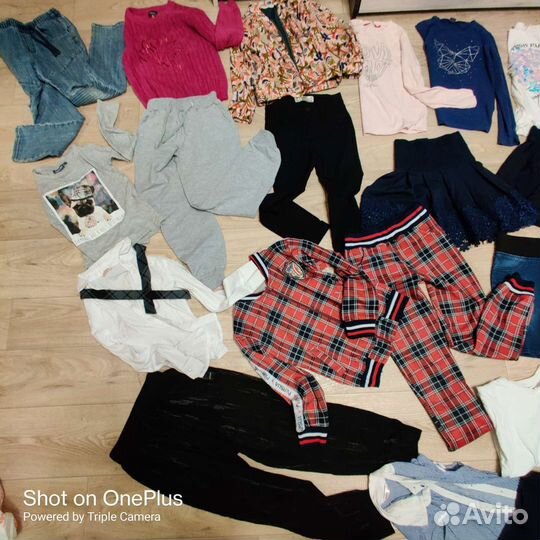 Одежда для девочки в школу пакетом 128-140