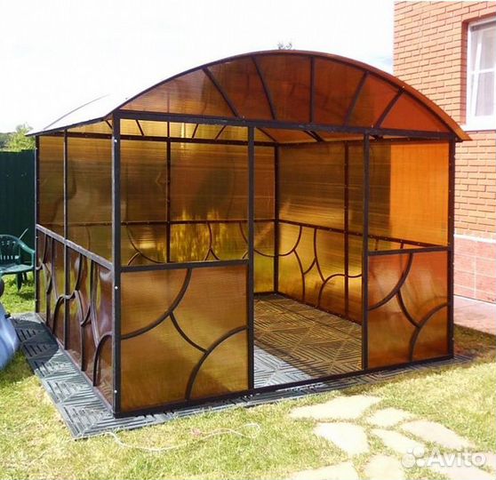 Беседка 3х3 цинк