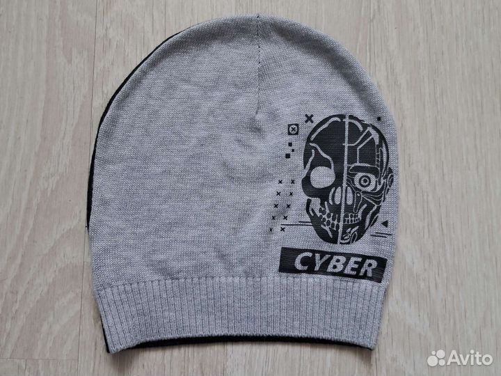 Серо-черная шапка 52-54 остин