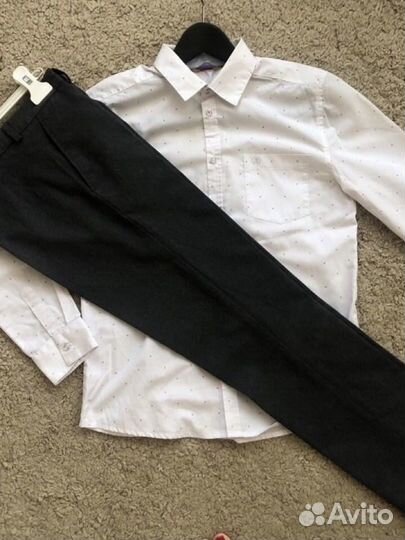 Школьные брюки И рубашка на рост 158-164 для мальч